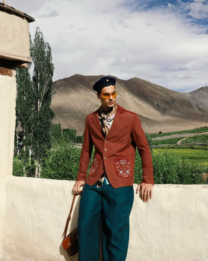 Male fashion model